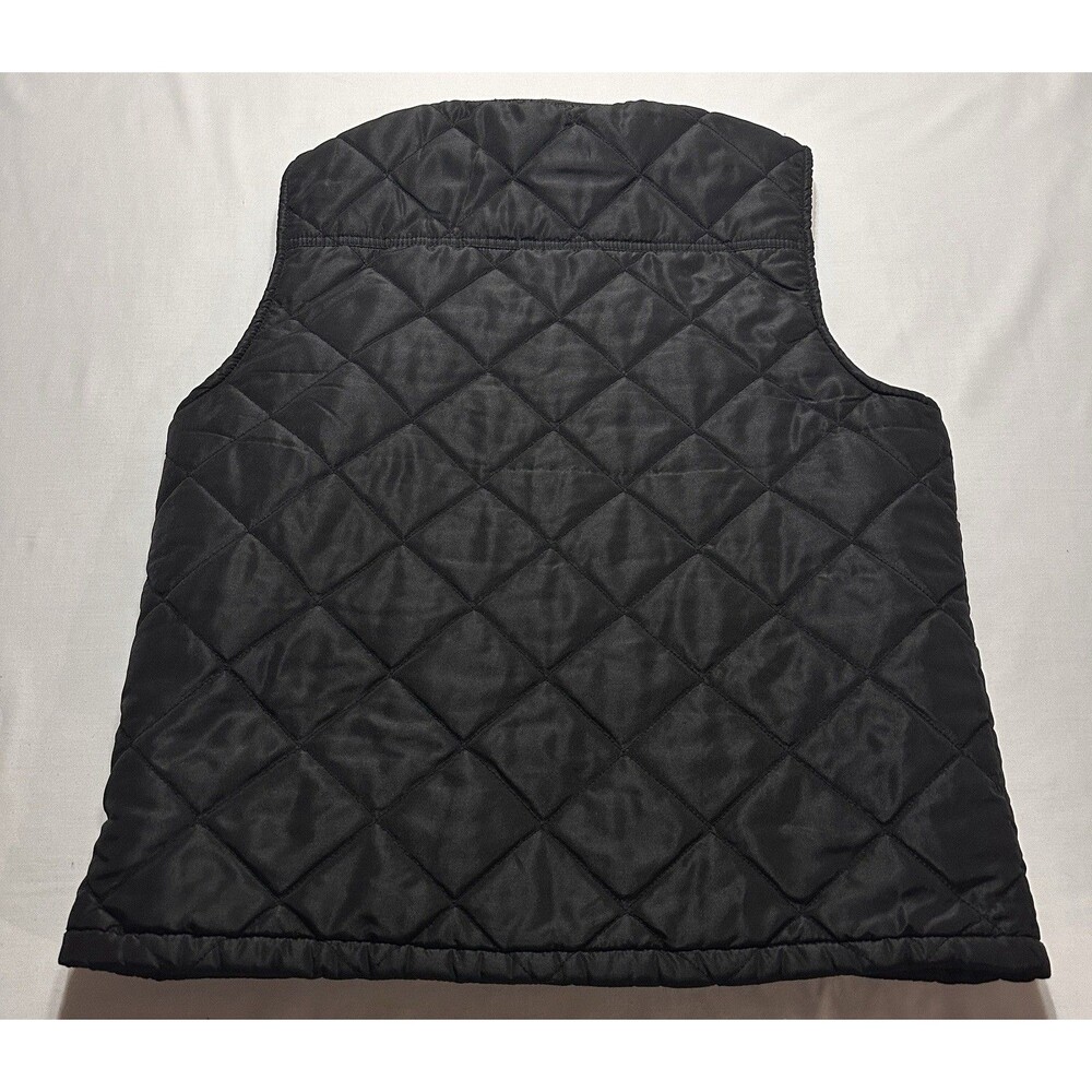 Hurley Vest Men's Small Malone Thermalwall Black Full Zip Quilted Pockets Sherpa - Picture 6 of 10